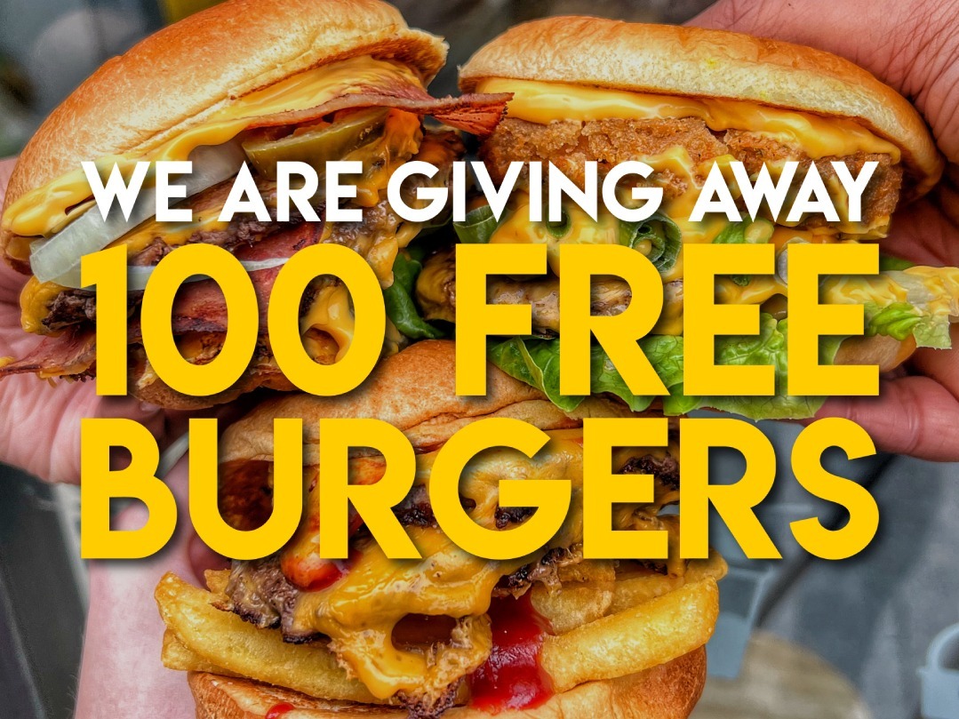 100 FREE Burgers at Betsy's Wednesfield - Here's How to Get Yours!