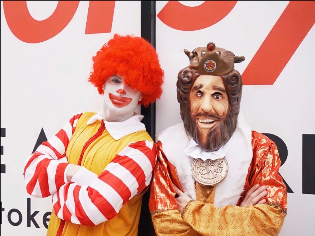 We’ll leave the BASIC BURGERS to the CLOWN!