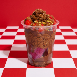 Hazelnut Chocolate Loaded Kunafa Strawberries/Brownies