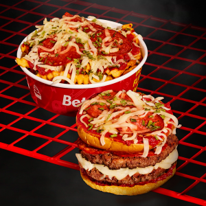 Pizza Burger & Loaded Fries Combo Deal